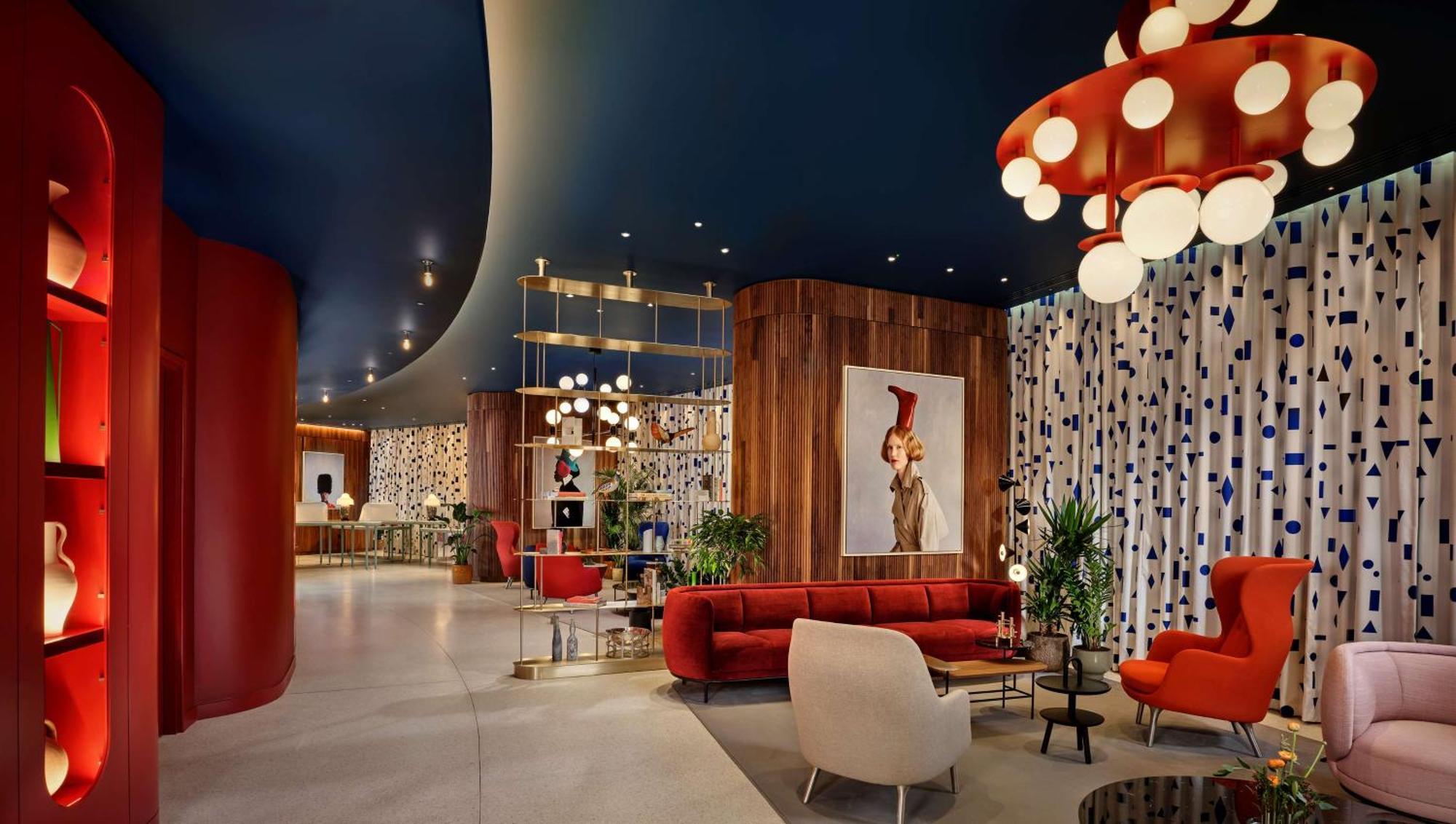 Art'Otel London Battersea Power Station, Powered By Radisson Hotels Londres Exterior foto The lobby of the hotel
